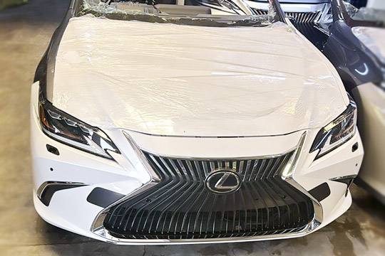 Half cut Lexus White